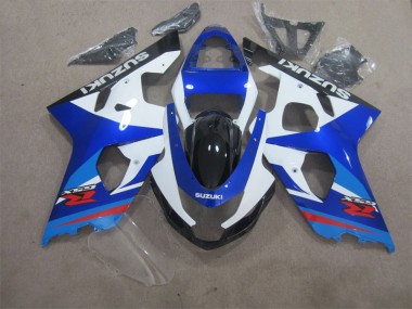 Beste GSXR 600 K4 2004-2005 Verkleidung - Blau Weiß