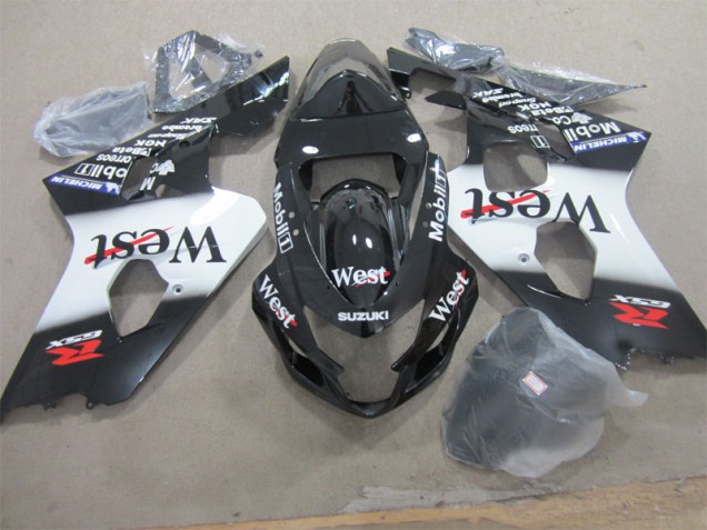 Beste GSXR 600 K4 2004-2005 Verkleidungen - Schwarz West Beste GSXR 600 K4 2004-2005 Verkleidungen - Schwarz West