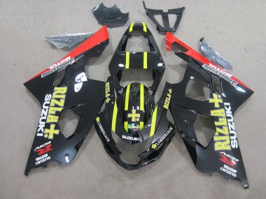 Beste GSXR 750 K4 2004-2005 Verkleidungen - Schwarz Gelb Rizla