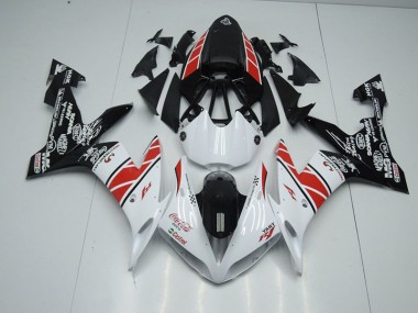 Beste R1 2004-2006 Verkleidungen - Weiß Schwarz Aufkleber