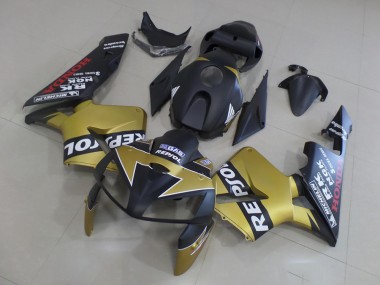 Beste CBR 600 RR 2005-2006 Verkleidungen - Schwarzgold Repsol