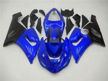 Beste ZX6R 2005-2006 Verkleidungen - Blau