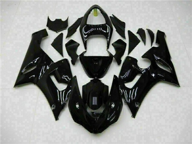 Beste ZX6R 2005-2006 Verkleidung - Glänzend Schwarz Beste ZX6R 2005-2006 Verkleidung - Glänzend Schwarz