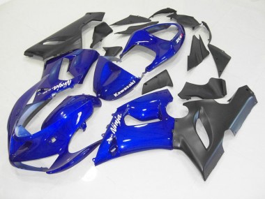 Beste ZX6R 2005-2006 Verkleidung - Blau Schwarz