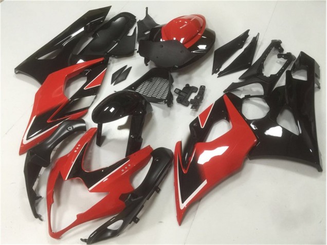 Beste GSXR 1000 K5 2005-2006 Vollverkleidung - Rot Schwarz Beste GSXR 1000 K5 2005-2006 Vollverkleidung - Rot Schwarz