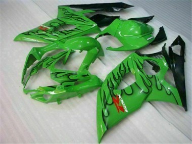Beste GSXR 1000 K5 2005-2006 Verkleidungen - Grün