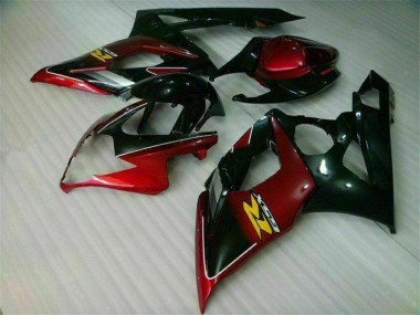 Beste GSXR 1000 K5 2005-2006 Verkleidungen & Plastik - Rot Schwarz
