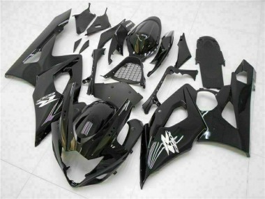 Beste GSXR 1000 K5 2005-2006 Verkleidung - Glänzend Schwarz