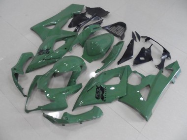 Beste GSXR 1000 K5 2005-2006 Verkleidungen - Glänzendes Armee Grün