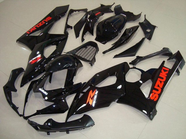 Beste GSXR 1000 K5 2005-2006 Verkleidungen - Glänzend schwarz roter Aufkleber Beste GSXR 1000 K5 2005-2006 Verkleidungen - Glänzend schwarz roter Aufkleber