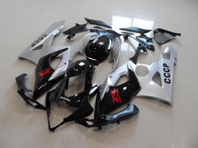 Beste GSXR 1000 K5 2005-2006 Verkleidungen - Silber Schwarz Beste GSXR 1000 K5 2005-2006 Verkleidungen - Silber Schwarz