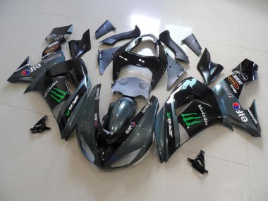 Beste ZX10R 2006-2007 Verkleidungen - Graues Monster