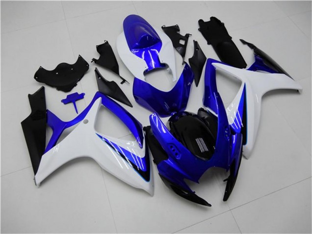 Beste GSXR 600 / 750 K6 2006-2007 Verkleidungen Komplett Sets - Blau Weiß Beste GSXR 600 / 750 K6 2006-2007 Verkleidungen Komplett Sets - Blau Weiß