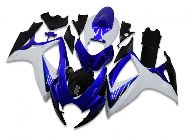 Beste GSXR 600 / 750 K6 2006-2007 Verkleidungen Komplett Sets - Blau Weiß Beste GSXR 600 / 750 K6 2006-2007 Verkleidungen Komplett Sets - Blau Weiß