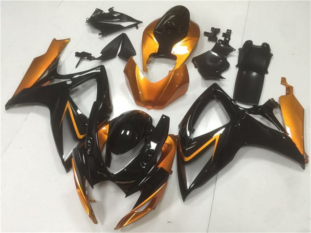 Beste GSXR 600 / 750 K6 2006-2007 Verkleidung - Schwarz Orange Beste GSXR 600 / 750 K6 2006-2007 Verkleidung - Schwarz Orange