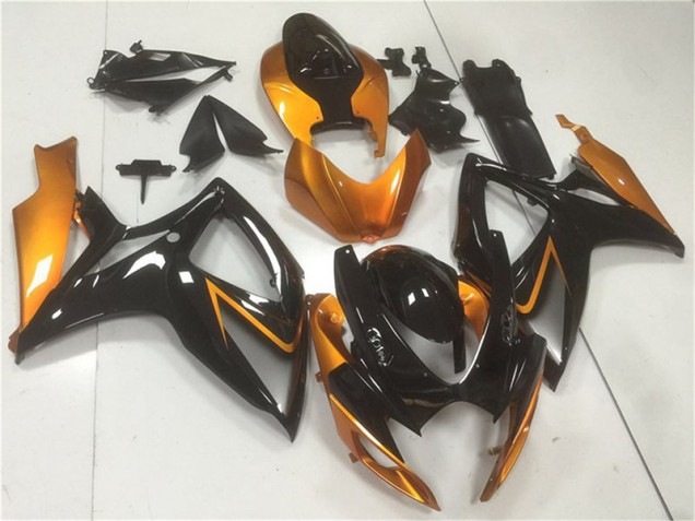 Beste GSXR 600 / 750 K6 2006-2007 Verkleidung - Schwarz Orange Beste GSXR 600 / 750 K6 2006-2007 Verkleidung - Schwarz Orange