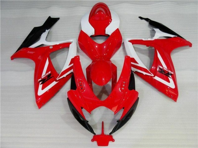 Beste GSXR 600 / 750 K6 2006-2007 Verkleidungen - Rot Weiß Beste GSXR 600 / 750 K6 2006-2007 Verkleidungen - Rot Weiß