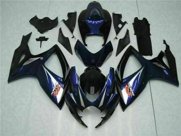 Beste GSXR 600 / 750 K6 2006-2007 Vollverkleidung - Schwarz Blau Beste GSXR 600 / 750 K6 2006-2007 Vollverkleidung - Schwarz Blau