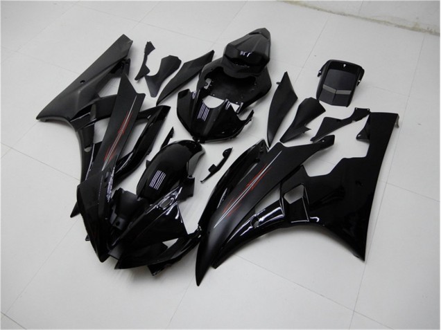 Beste R6 2006-2007 Verkleidungen - Matt schwarz Glänzend Beste R6 2006-2007 Verkleidungen - Matt schwarz Glänzend