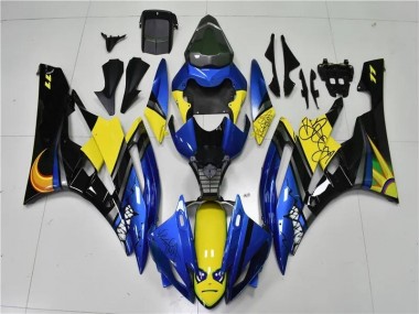Beste R6 2006-2007 Verkleidungen - Blau Hai