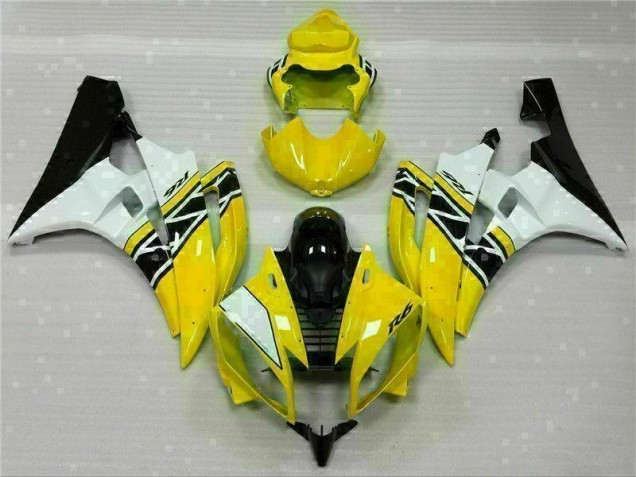 Beste R6 2006-2007 Verkleidung - Gelb Weiß Schwarz Beste R6 2006-2007 Verkleidung - Gelb Weiß Schwarz