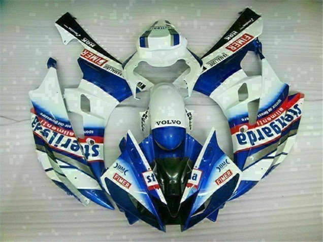 Beste R6 2006-2007 Verkleidungen - Weiß Blau Beste R6 2006-2007 Verkleidungen - Weiß Blau