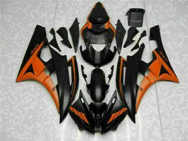 Beste R6 2006-2007 Verkleidungen - Orange Schwarz Beste R6 2006-2007 Verkleidungen - Orange Schwarz
