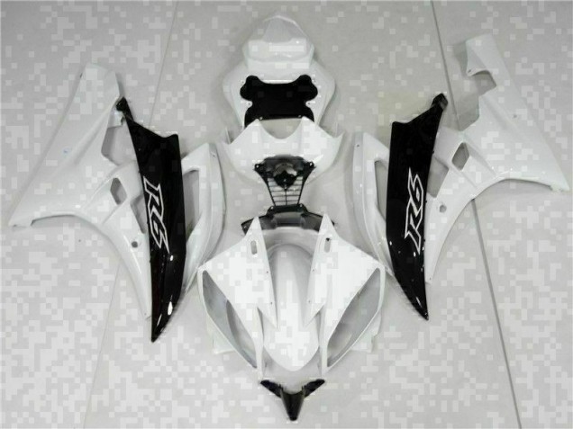 Beste R6 2006-2007 Verkleidungen & Plastik - Weiß Schwarz Beste R6 2006-2007 Verkleidungen & Plastik - Weiß Schwarz
