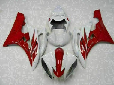 Beste R6 2006-2007 Verkleidungen - Rot Weiß