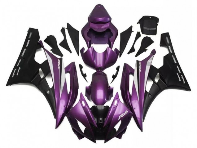 Beste R6 2006-2007 Verkleidungen - Lila Schwarz Beste R6 2006-2007 Verkleidungen - Lila Schwarz