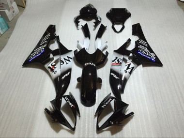 Beste R6 2006-2007 Verkleidungen - Glänzend Schwarz