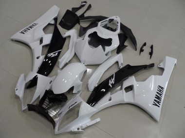 Beste R6 2006-2007 Verkleidungen - Weiß Und Schwarz