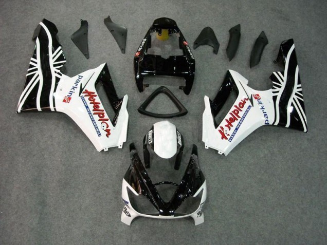 Beste Daytona 675 Triple 2006-2008 Verkleidungen - Schwarz Weiß Beste Daytona 675 Triple 2006-2008 Verkleidungen - Schwarz Weiß