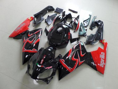 Beste RS 125 2006-2011 Verkleidung - Schwarz und Rot