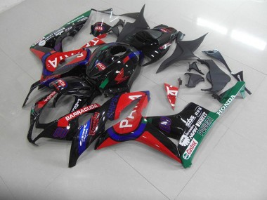 Beste CBR 600 RR 2007-2008 Verkleidungen - Schwarz Rot Pata