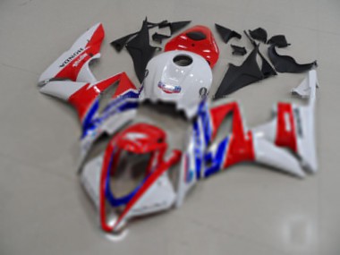 Beste CBR 600 RR 2007-2008 Verkleidungen - Weiß Rot Blau Motul