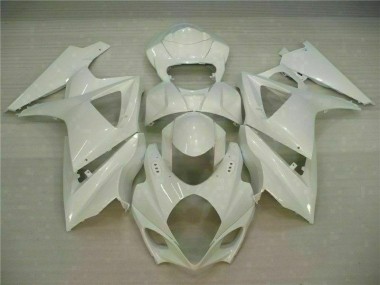 Beste GSXR 1000 K7 2007-2008 Verkleidungen - Weiß