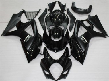 Beste GSXR 1000 K7 2007-2008 Verkleidungen Komplett Sets - Schwarz