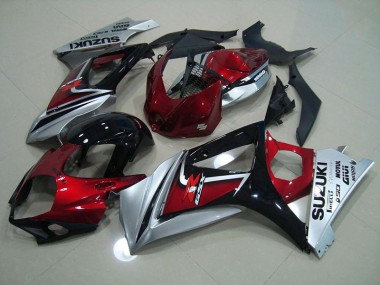 Beste GSXR 1000 K7 2007-2008 Verkleidung - Rot Schwarz Silber