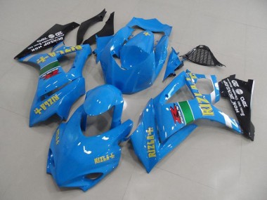 Beste GSXR 1000 K7 2007-2008 Verkleidungen - Blau Rizla Rennen