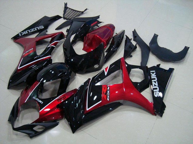 Beste GSXR 1000 K7 2007-2008 Verkleidungen - Rot Schwarz Beste GSXR 1000 K7 2007-2008 Verkleidungen - Rot Schwarz