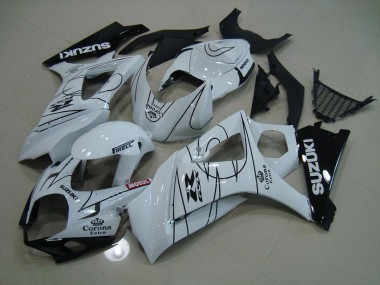 Beste GSXR 1000 K7 2007-2008 Verkleidungen - Weiß Corona