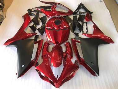 Beste R1 2007-2008 Verkleidung - Matt Schwarz Rot