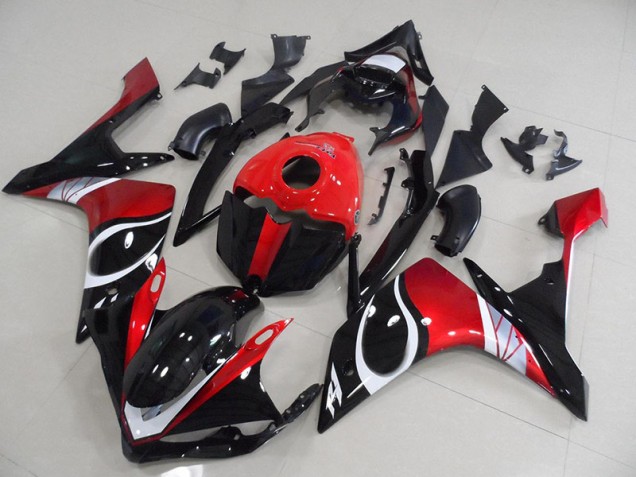 Beste R1 2007-2008 Verkleidungen - Schwarz rot Glänzend Beste R1 2007-2008 Verkleidungen - Schwarz rot Glänzend