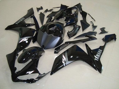 Beste R1 2007-2008 Verkleidungen - Glänzend Schwarz Weiß