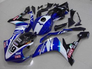 Beste R1 2007-2008 Verkleidungen - Weiß Blau