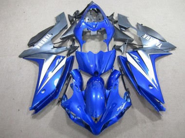 Beste R1 2007-2008 Verkleidungen - Blau Silber