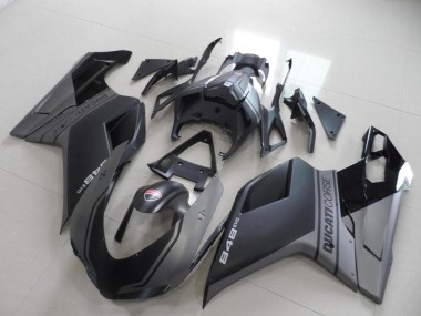 Beste Ducati 848 1098 1198 2007-2014 Verkleidungen - Schwarz