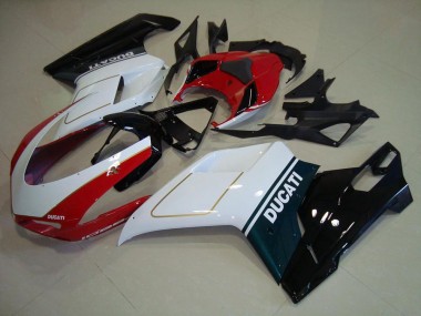 Beste Ducati 848 1098 1198 2007-2014 Verkleidungen - Tri Color