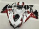 Beste GSXR 600 / 750 K8 2008-2010 Verkleidungen - Weiß Rot Schwarz